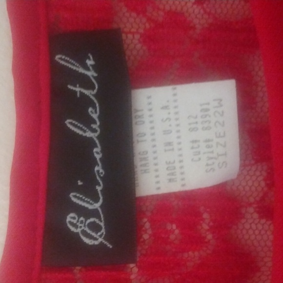 Size 22W Red lace dress. 2 separate pieces. Take a look... - Picture 4 of 13